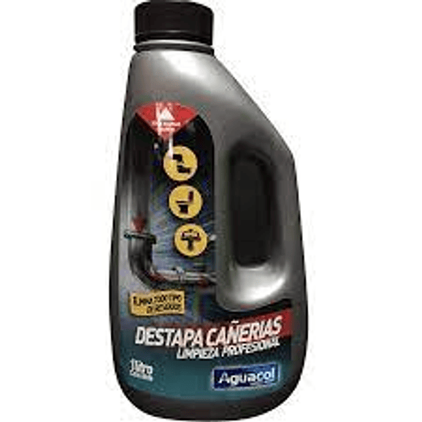 DESTAPA CAÑERIAS AGUACOL 1 LITRO  (12)            