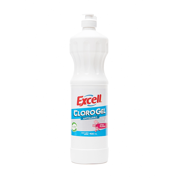 CLORO GEL EXCELL TRAD. FLORAL 900cc.(12) (P 45) 2