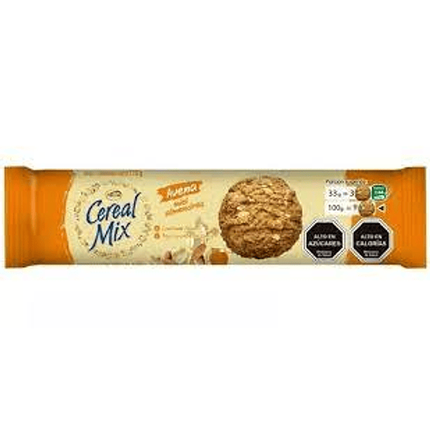GALLETA CEREAL MIX MIEL ALMENDRA 100grs.    (24)