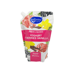 JABON LIQ. BALLERINA DOYPACK YOGURT BERRIES 750ml