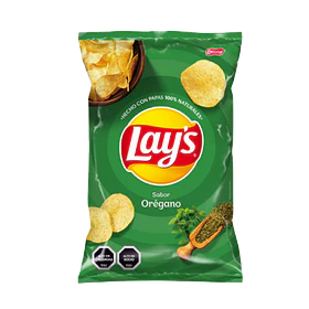 PAPAS LAYS MEDITER. OREGANO 180grs.  (12)