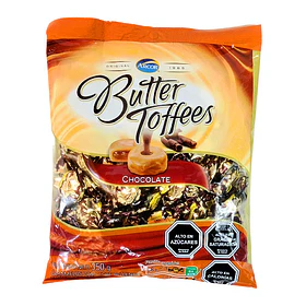 CARAMELO BUTTER TOFFEES CHOCOLAT.ARCOR 350g. (12)
