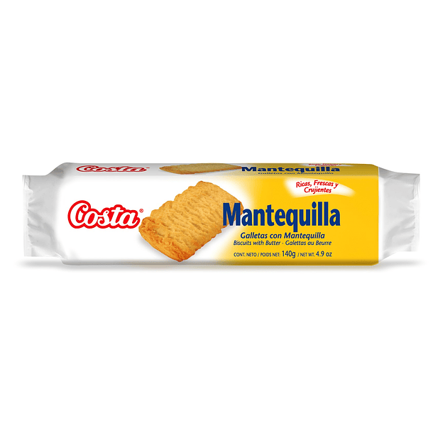 GALLETA COSTA MANTEQUILLA  140grs.   (24)   (P.84)