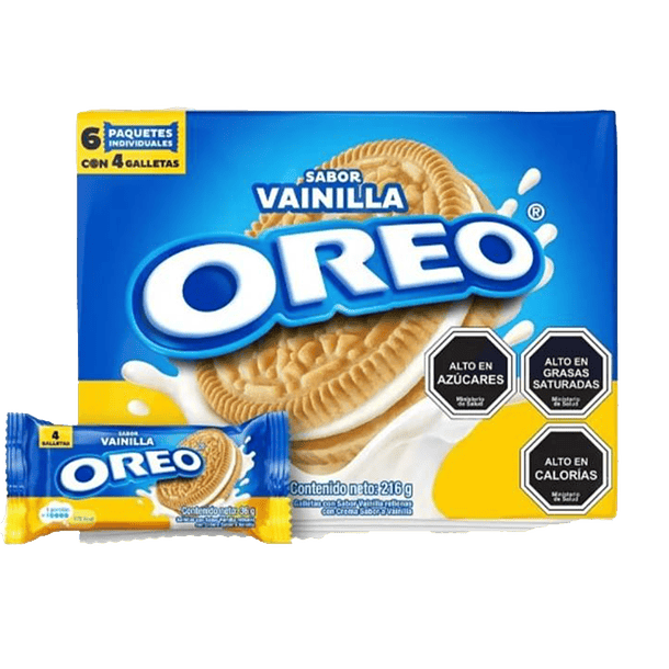 GALLETA MINI OREO VAINILLA 36grs. x 6un  (28)