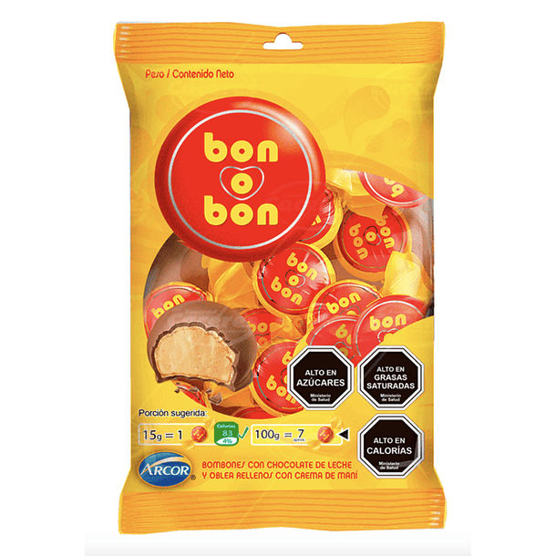 BONOBON BOLSA LECHE x 5un.  (30)                  