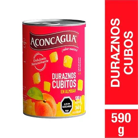 DURAZNO ACONCAGUA CUBITOS 590grs.  (24)