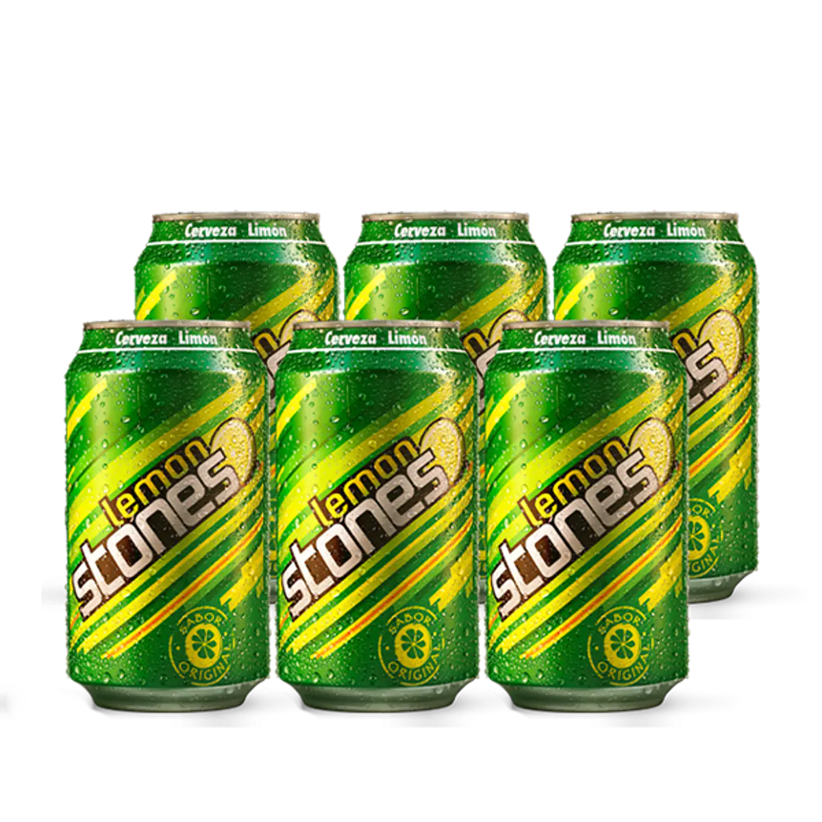 CERVEZA LEMON STONES LATA 470cc.x 6un.2.5ºG.L.(4) | GINO