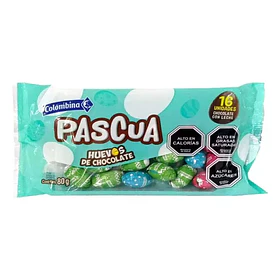HUEVO PASCUA COLOMBINA BANDEJA x 16un. (24)