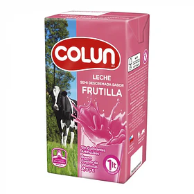 LECHE COLUN FRUTILLA LITRO   (12)