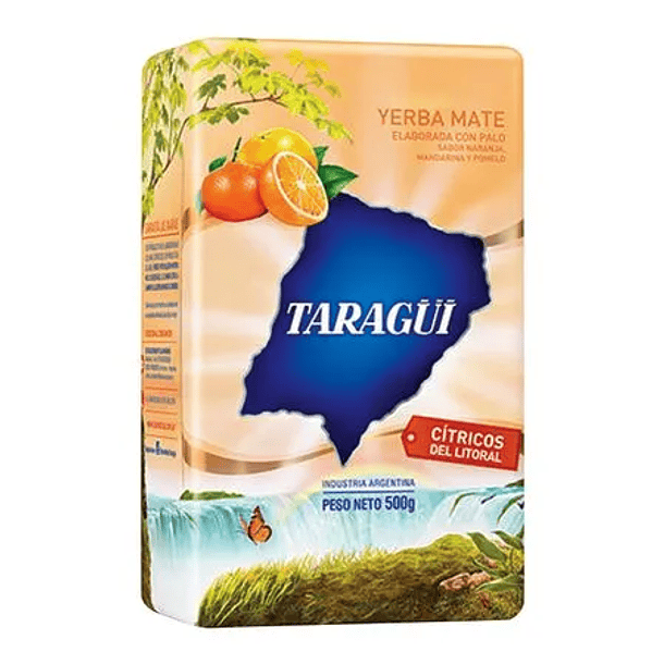 YERBA MATE TARAGUI CITRICOS DEL LITORAL 500grs.(10