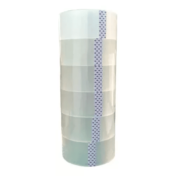 CINTA EMBALAJE ENKO TRANSPARENTE x 6un.   (12) 2