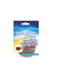 ESPONJA ACERO INOXIDABLE BRIGHT LIGHT (DP.x 12un) 