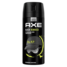 DESODORANTE AXE BLACK REMIXED 150ml. (12)