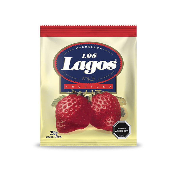 MERMELADA LOS LAGOS FRUTILLA 225grs.  (24)