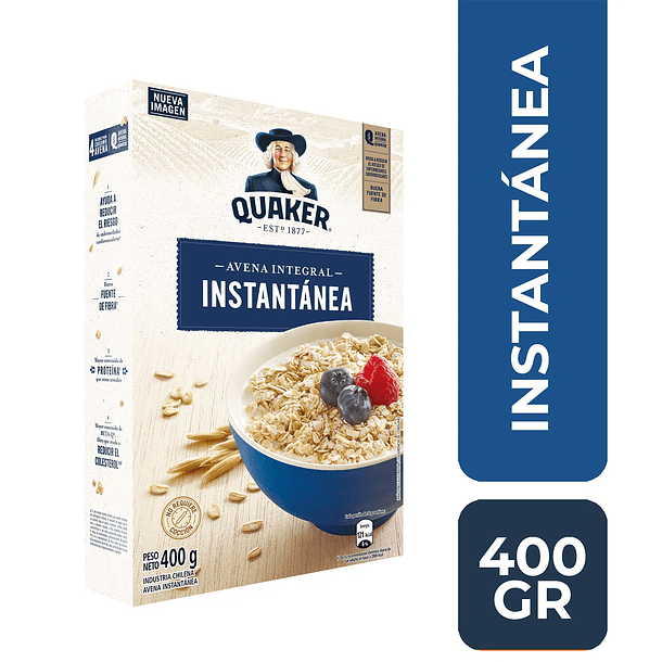 AVENA QUAKER INSTANTANEA 400grs.  (24)