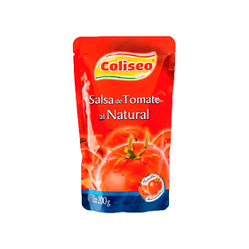 SALSA DE TOMATE AL NATURAL COLISEO 200grs.  (36)