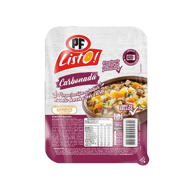 CARBONADA PF 350grs.     (8)