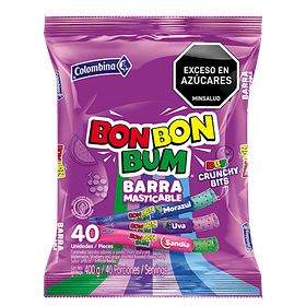 MASTICABLE BARRA BBB CRUNCHY SURT. 360g.x 40u.(18)