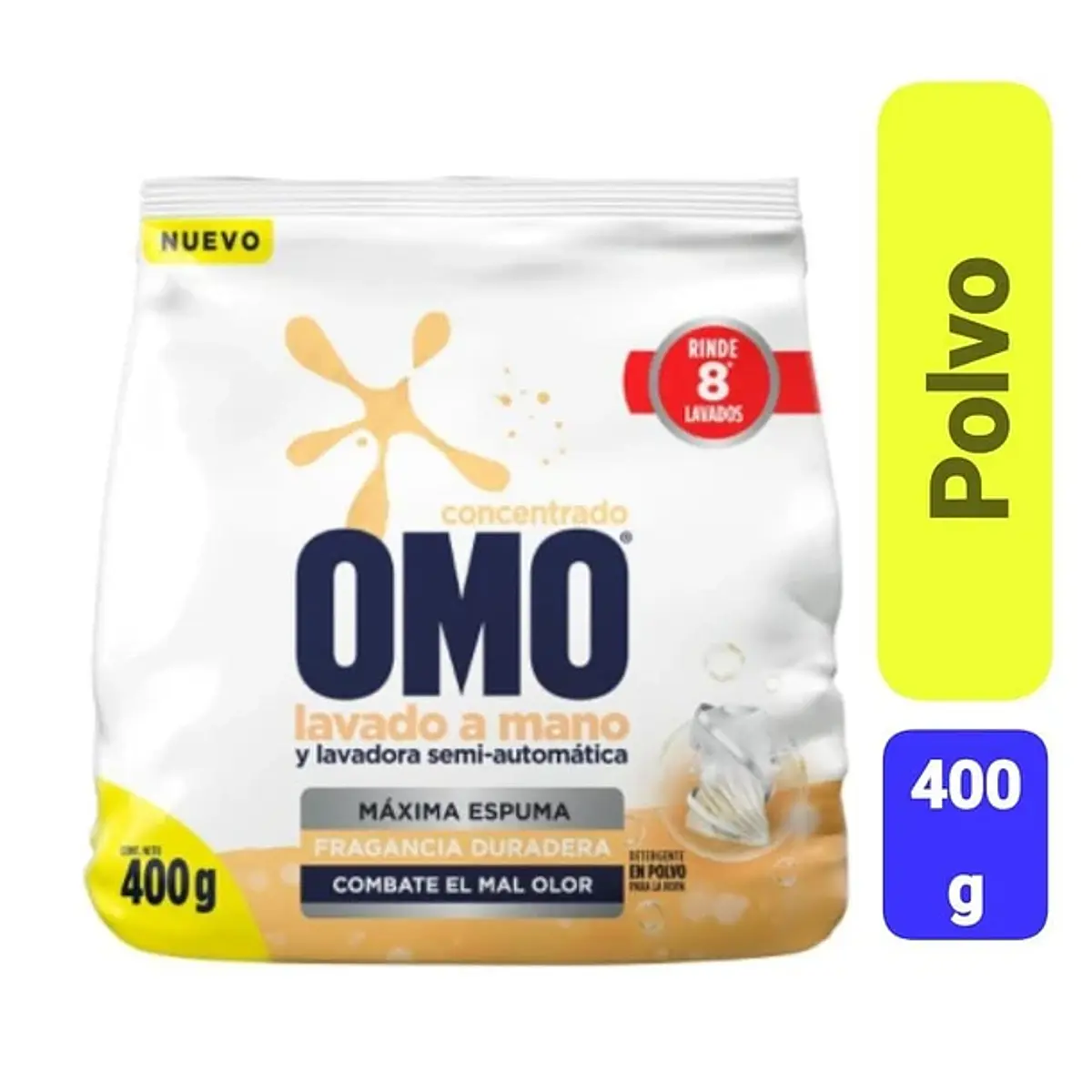 DETERG. OMO MULTIACCION BOLSA 400grs.(30) (P 77) | GINO