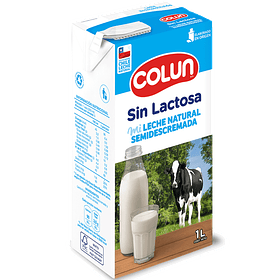 LECHE COLUN SEMIDESCREMADA SIN LACTOSA 1 LITRO (12