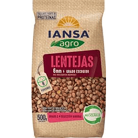 LENTEJA 6mm IANSA AGRO 500grs.  (DP.x 6un)