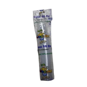 VASO TRANSPARENTE VACAN 300cc.x 50un.(50)(P 12)   