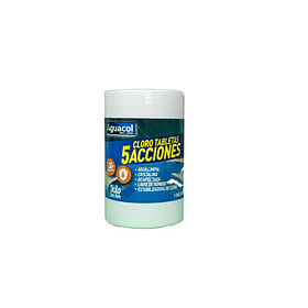 CLORO 5 ACCIONES AGUACOL TABLETA 1 KILO (20)
