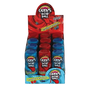 GUNYS ACID ROLL 60ml.FRUT/ARAND.DISPLAY x 12u.(12)