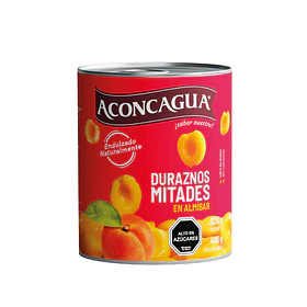 DURAZNO ACONCAGUA MITADES 820grs.    (24)