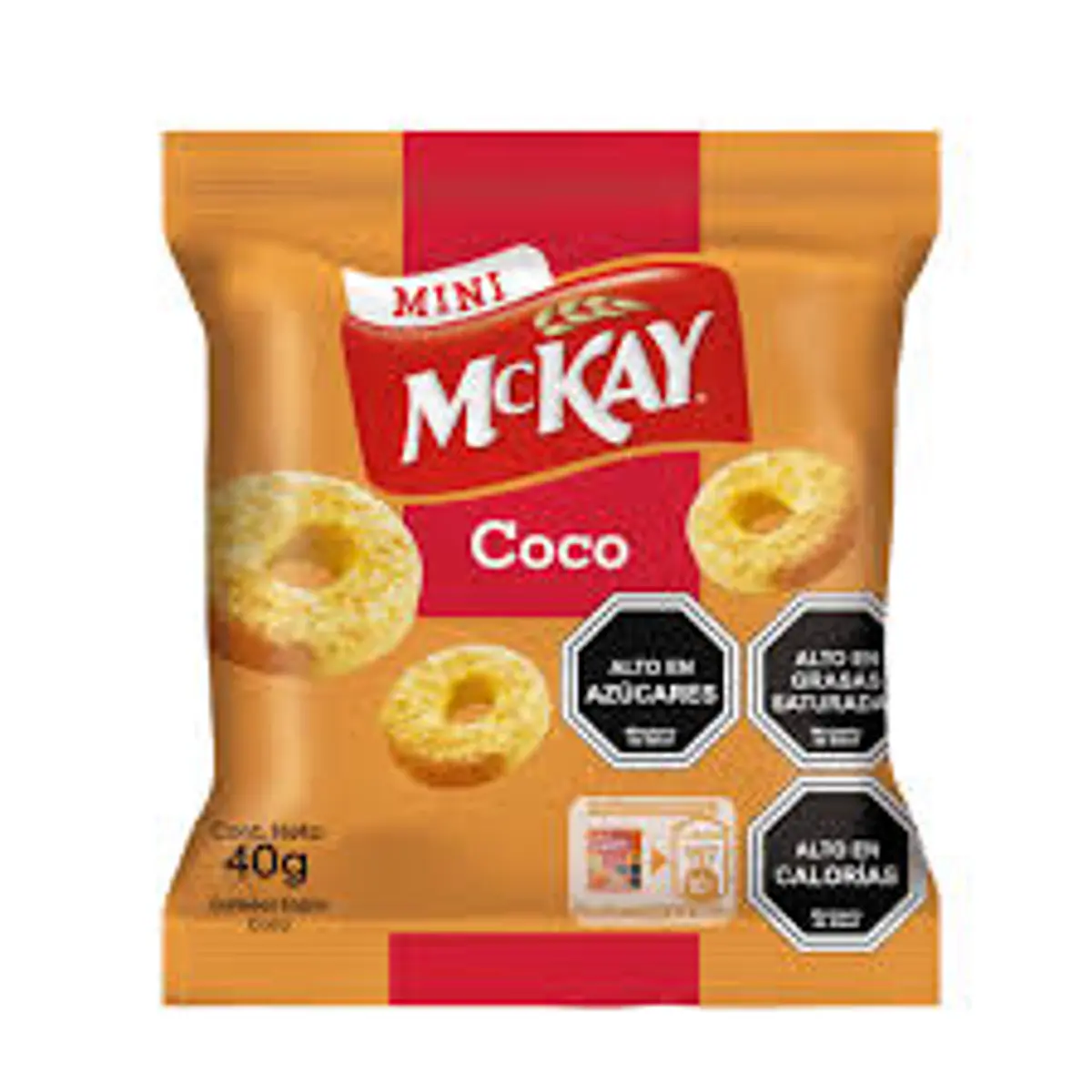 GALLETA MINI COCO MCKAY 40grs. (42) | GINO
