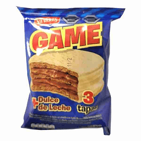 ALFAJOR GAME NEVARES CHOC. BLANCO 60grs.x 24un    
