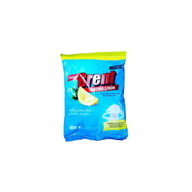 DETERG. BRENT MATIC 800grs.    (25)               