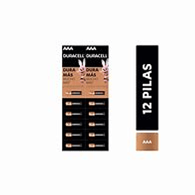 PILAS DURACELL AAA  x 12     (10)                 
