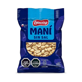 MANI SIN SAL EVERCRISP 140grs.   (45)