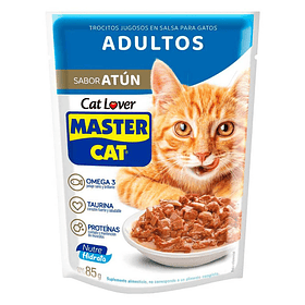 SACHET MASTER CAT ADULTO ATUN 85grs. (CJx20un)    