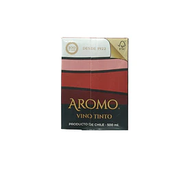 VINO AROMO TINTO 500ml.    12°G.L.   (CJx18)      