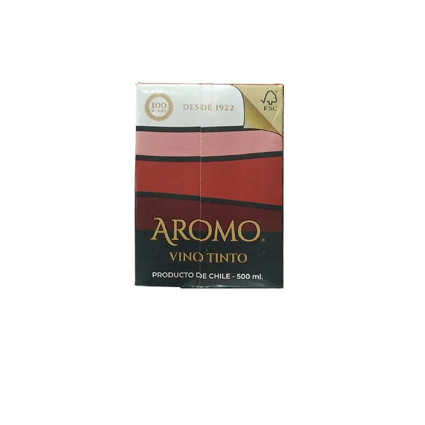 VINO AROMO TINTO 500ml.    12°G.L.   (CJx18)      
