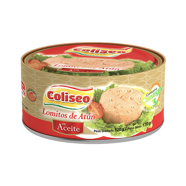 ATUN LOMITO COLISEO AL ACEITE 142grs.  (48)       
