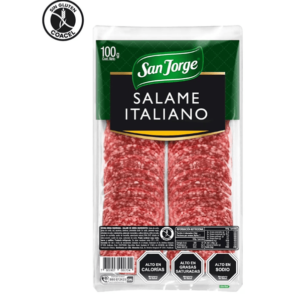 SALAME ITALIANO SAN JORGE 100grs.  (15)