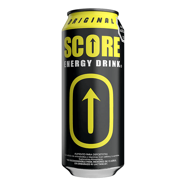 BEBIDA ENERG .473cc. SCORE NEGRA(CJ.x24un) (P.100 