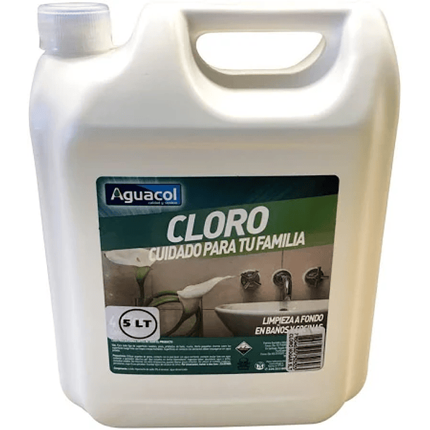 CLORO AGUACOL BIDON 5 LITROS (P 135)