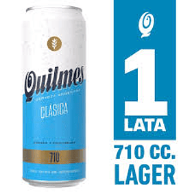 CERVEZA QUILMES LATA 710cc. 4.9°G.L. (DP.x 12)    
