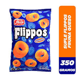SUFLE FLIPPOS MEGA QUESO 350grs.  (8)             