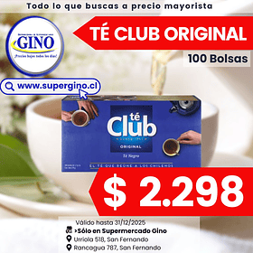 TE CLUB ORIGINAL x 100 bolsitas   (10)            
