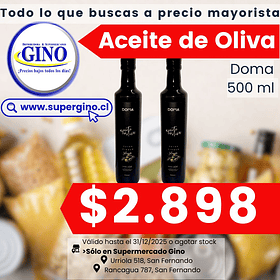 ACEITE DE OLIVA EXTRA VIRGEN DOMA 500ml. (12)     