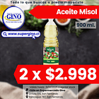 ACEITE VEGETAL MISOL 900cc.   (12) 1