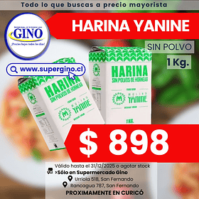 HARINA YANINE S/P 1 KILO (DP.x 12) (P 84)