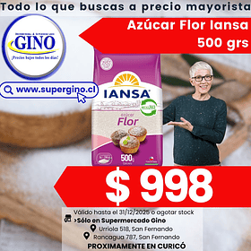 AZUCAR FLOR IANSA 500grs.(20) (P 45)              