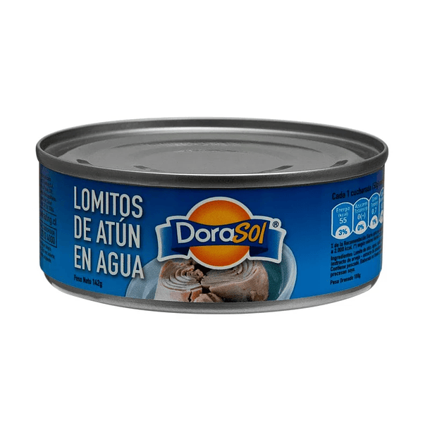ATUN LOMITOS DORASOL AGUA 142grs  (48)