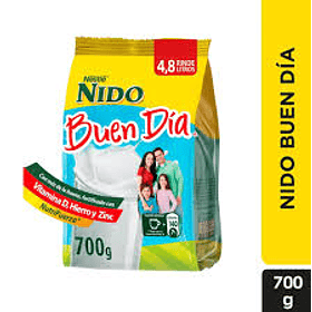 LECHE NIDO BUEN DIA BOLSA 700grs.  (12)           